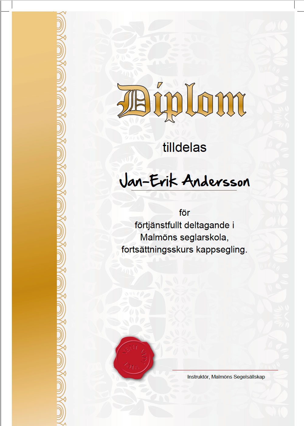 Diplom For Alla Tillfallen Blankettbanken